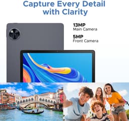 DOOGEE TAB U11 Pro - Tablet - Tablette - 30GB RAM + 256GB ROM(2TB/TF) - 8580 mAh - 11 Inch 1080P 90 Hz - Dubbele luidspreker - T7200 Octa Core - 13MP Camera - 5G WIFI - Face ID - 7.9 mm Metallic Body - Grijs — thumbnail 6