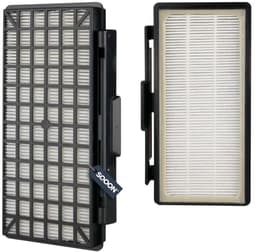 SQOON® HEPA-filter geschikt voor Bosch Siemens VSZ62541 - Gelijk aan model: 647753, 577303, 00577303 - Vervangt BBZ154HF - Voor optimale filtering van fijne stofdeeltjes en allergenen — thumbnail 1