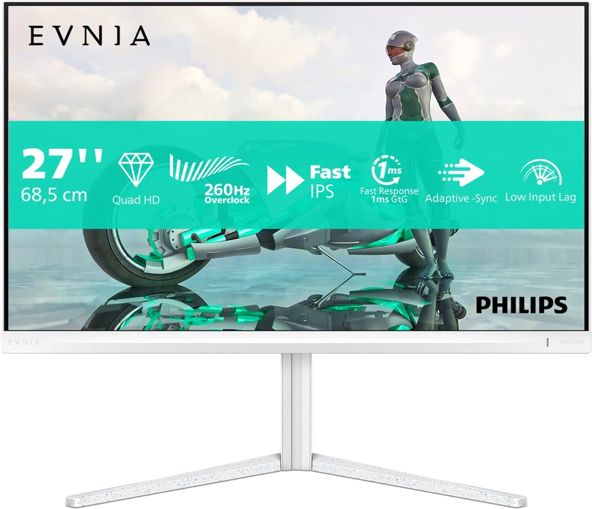 Philips Evnia 27M2N3501PA - QHD IPS Gaming Monitor - 27 inch - 240Hz - 260 Hz DP OverClock — afbeelding 1
