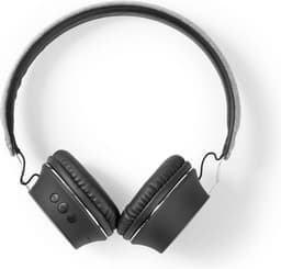 Nedis Bluetooth®-koptelefoon | On-ear -18 Uur Afspeeltijd | Antraciet/Zwart — thumbnail 2