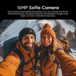Ulefone Armor X31 Pro 5G Rugged AI Smartphone IP68/IP69K & MIL-STD-810H Robuust - 6.56'' 120Hz - 64MP + 25MP Nachtzichtcamera - 6050mAh - 16GB RAM, 256GB - Android 14 - Zwart - Octa-core 2.4GHz - Vinger Scan - Dual SIM - NFC - Krachtige Zaklamp — thumbnail 9