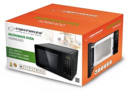 Esperanza EKO009 magnetron Zwart Solo-magnetron Aanrecht 20 l 700 W — thumbnail 6