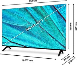 MEDION 108 cm (43″) QLED Ultra HD TV (Smart-TV, 4K, Dolby Vision HDR, VIDAA Store, Prime Video, Disney+, DAZN, Paramount+, Dolby Atmos, HbbTV, PVR, Bluetooth, MD 843601) — thumbnail 9