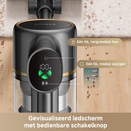 Dreame R20 SE Steelstofzuiger - Snoerloos - 150AW zuigkracht – Tot 90 min autonomie – Met LED verlichting & HEPA-filter – Lichtgewicht – Compleet met accessoires – Voor huisdieren & Alle vloertypes — thumbnail 6