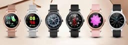 Belesy® SMART - Smartwatch Dames - Smartwatch Heren - Horloge - Stappenteller - 1.3 inch - Kleurenscherm - Full Touch - Bluetooth Bellen - Goud - Roze - Siliconen - Moederdag — thumbnail 13