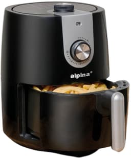 alpina Airfryer 2L - Heteluchtfriteuse 1-4 Personen - Air Fryer met Timer - Instelbare Temperatuur 80 tot 200 Graden - met Timer Functie - Heteluchtoven 900W — thumbnail 1