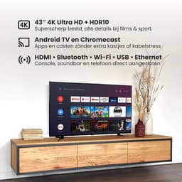Salora 43QLEDTV - 43 Inch Smart TV - 4K QLED - Smart TV - Televisie - 2025 — thumbnail 4