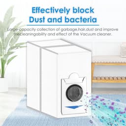 (12 Stuks Stofzakken) T30S Vervangende Stofzakken Compatibel met ECOVACS DEEBOT T30S/ T30S Combo/ X2 Combo Vacuum Cleaner, Accessoires Dust Bags voor T30S Combo Vacuum Cleaner, Collecting Bags. — thumbnail 2