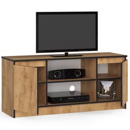 AKORD Furniture Factory OP0LRTV120CRA, Eiken, 2 schappen, Mat, 2 deur(en), 400 mm, 1200 mm — thumbnail 2