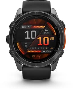 Garmin fenix 8 - 51mm - Multisport Smartwatch - AMOLED-Scherm - Donkergrijs/zwart — thumbnail 1