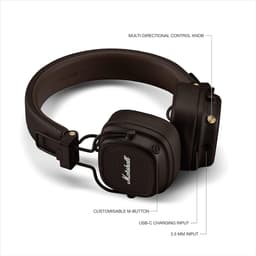 Marshall Major V - On-ear Bluetooth koptelefoon - Bruin — thumbnail 10