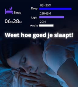 Kuno Smart Ring - Slimme ring - Smart Wearable - Health Ring - Slaap Tracker - Hartslagmeter - Stappenteller - Fitness en Activiteiten Tracker - Calorieen Bijhouden - Geen Abbonement - Waterdicht - voor Mannen en Vrouwen - Goud - Maat #9 — thumbnail 6