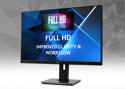 B247YCbmipruzx - 60cm (23.8'') ZeroFrame 16:9 4ms 250nits IPS LED VGA HDMI DP USB3.1 Type C(60W) MM Audio out USB3.1 (1Up 4Down) Hub Height adj. Pivot EURO EMEA TCO Black Acer EcoDisplay — thumbnail 4