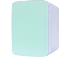 Minibar - Mini Koelkast Glazen Deur - Drankenkoelkast - Flessenkoelkast - 10L- Blauw