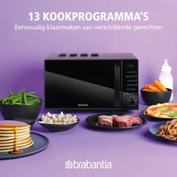 Brabantia BBEK1145DG Magnetron met Grillfunctie - Vrijstaand - 13 automatische kookprogramma's — thumbnail 2
