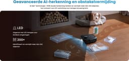 eufy Robotstofzuiger Omni E28, draagbare dieptereiniger, HydroJet dweilsysteem, 20.000 Pa zuigkracht, DuoSpiral borstels die ontklitten, CornerRover arm voor het schoonmaken van hoeken, alles-in-één-station, voor gezinnen met huisdieren en kinderen. — thumbnail 11