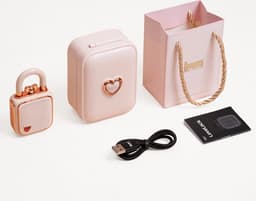 Divoom® - Lovelock - Roze - Bluetooth Luidspreker - Draagbare Muziekbox — thumbnail 3