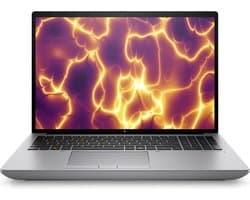 HP ZBook Fury 16 G11 Intel® Core™ i7 i7-14700HX Mobiel werkstation 40,6 cm (16") WUXGA 16 GB DDR5-SDRAM 512 GB SSD NVIDIA RTX A1000 Wi-Fi 7 (802.11be) Windows 11 Pro AI Workstation, AI PC Grijs