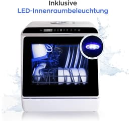 Lexium Mini Vaatwasser - Vrijstaande vaatwasser - Campingvaatwasser - Afwas - Afwasmachine - Vaatwasser - Handig - Makkelijk voor op de camping of thuis. — thumbnail 8