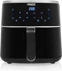 Princess Digitale Airfryer 182238 - 4 liter - PFAS vrij - Groot - Heteluchtfriteuse - Zwart - Digital Touchscreen - 8 Automatische Programma's - Inclusief in hoogte verstelbaar Grillrack — thumbnail 18