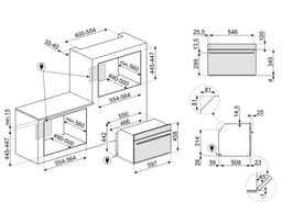 Smeg SO4101M1B3 Combi-magnetron Galileo - 40L — thumbnail 3