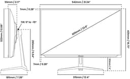 Arozzi Nova 24" Gaming Monitor - Full HD IPS - 200Hz - Paars — thumbnail 9