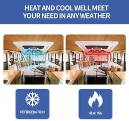 Lifero Airconditioning - Caravan Airco - Dak Airco Kamperen - 2300W Airconditioner voor RV, camper, Vrachtwagens, Boten - Dakmodel — thumbnail 10