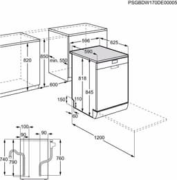 AEG FFB53600ZW - Vrijstaande vaatwasser - Wit — thumbnail 11
