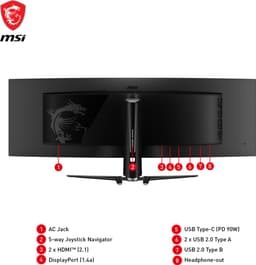 MSI MPG 491CQPDE QD-OLED 124,5cm (49) — thumbnail 5