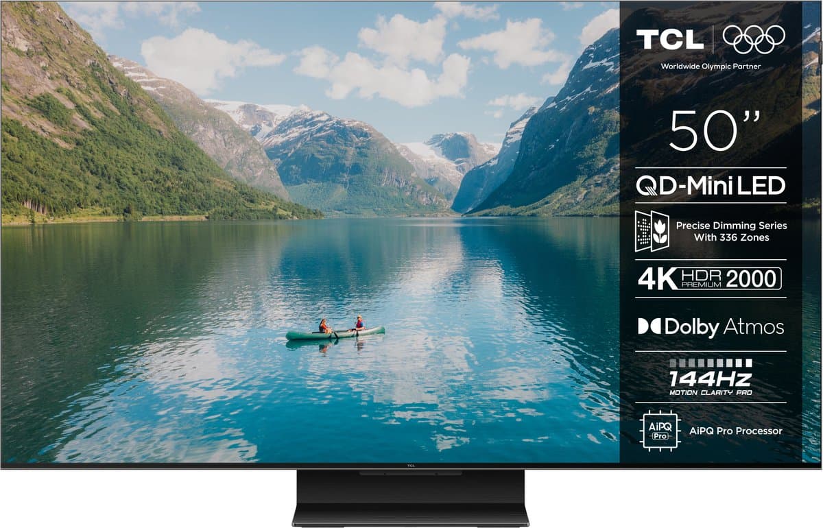 TCL 50MQLED85K - 50 inch - 4K MiniLED - 2025 — afbeelding 1