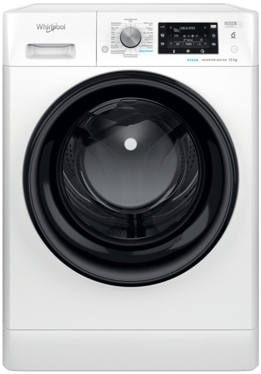 Whirlpool FFD 10489E BV BE wasmachine Voorbelading 10 kg 1400 RPM Wit — afbeelding 1
