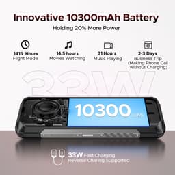 DOOGEE Blade 20 Play 5G - Robuuste Smartphone - Robuuste Telefoon - 32GB RAM + 256GB ROM - 10300mAh / 33W - Dimensity 7050 - 125dB Luidsprekers -Effect Lumière LED - Android 15 - Gemini AI -Zilver — thumbnail 12
