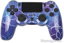 Namajunas - Draadloze Controller geschikt voor PS4/Pro/Slim/PC - Bluetooth gamepad - Geschikt voor Playstation 4 -Zes-assige sensor - LED-lichtbalk en touchscreen-functionaliteit - Audio Jack Input - Gaming Accesoires — thumbnail 1