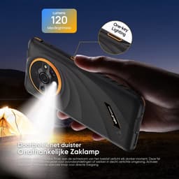 Ulefone Armor X31 Pro 5G Rugged AI Smartphone IP68/IP69K & MIL-STD-810H Robuust - 6.56'' 120Hz - 64MP + 25MP Nachtzichtcamera - 6050mAh - 16GB RAM, 256GB - Android 14 - Zwart - Octa-core 2.4GHz - Vinger Scan - Dual SIM - NFC - Krachtige Zaklamp — thumbnail 20