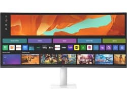 LG 34U601SA-W UltraWide Smart Monitor - Quad HD - WebOs - Apple AirPlay - Google Cast - 34 inch