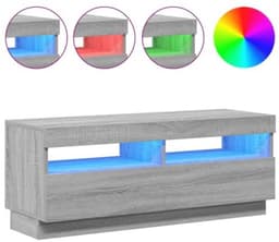 TV-meubel met LED-verlichting 100x35x40cm - modern en duurzaam — thumbnail 3