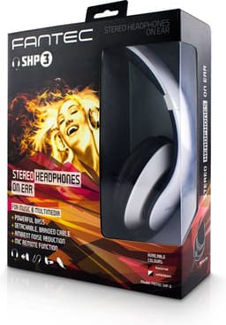 Fantec SHP-3 Stereo Koptelefoon - wit/zwart — thumbnail 6
