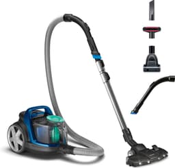 Philips Stofzuiger zonder Zak FC9557/09 - Mondstuk met LED Verlichting - Alle Vloertypen - Sterke Zuigkracht - Met HEPA 13 Allergiefilter - 3 Extra Mondstukken - Blauw — thumbnail 8