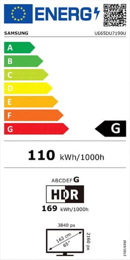 Samsung UE65DU7190U - 65 inch - 4K LED - 2024 - Smart TV — thumbnail 5