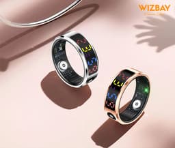 WizBay Premium Select® Smart Ring Color LED Zilver - Maat 10 - Hartslag Slaap Zuurstof - Gesture - Multi Sport Modi — thumbnail 8