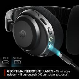 SteelSeries - Arctis Nova 3P Wireless - Playstation - Black — thumbnail 12