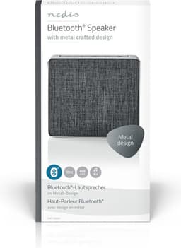 Bluetooth-Speaker - Maximale batterijduur: 4 uur - Handheld Ontwerp - 15 W - Stereo - Ingebouwde microfoon - Grijs — thumbnail 7