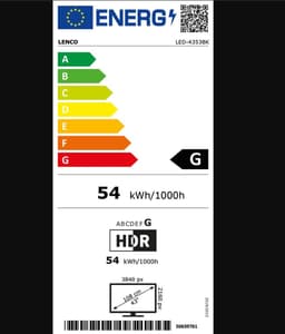 Lenco LED-4353BK - 43" 4K Android Smart TV - Zwart — thumbnail 6
