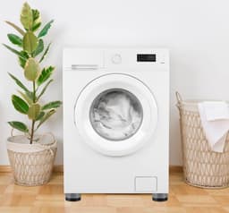 Waledano® Wasmachine Verhoger 4 Stuks – Trillingsdempers & Schokdempers | Antislip Wasmachine- en Wasdroger Dempers | Vermindert Geluid & Beschermt de Vloer — thumbnail 8