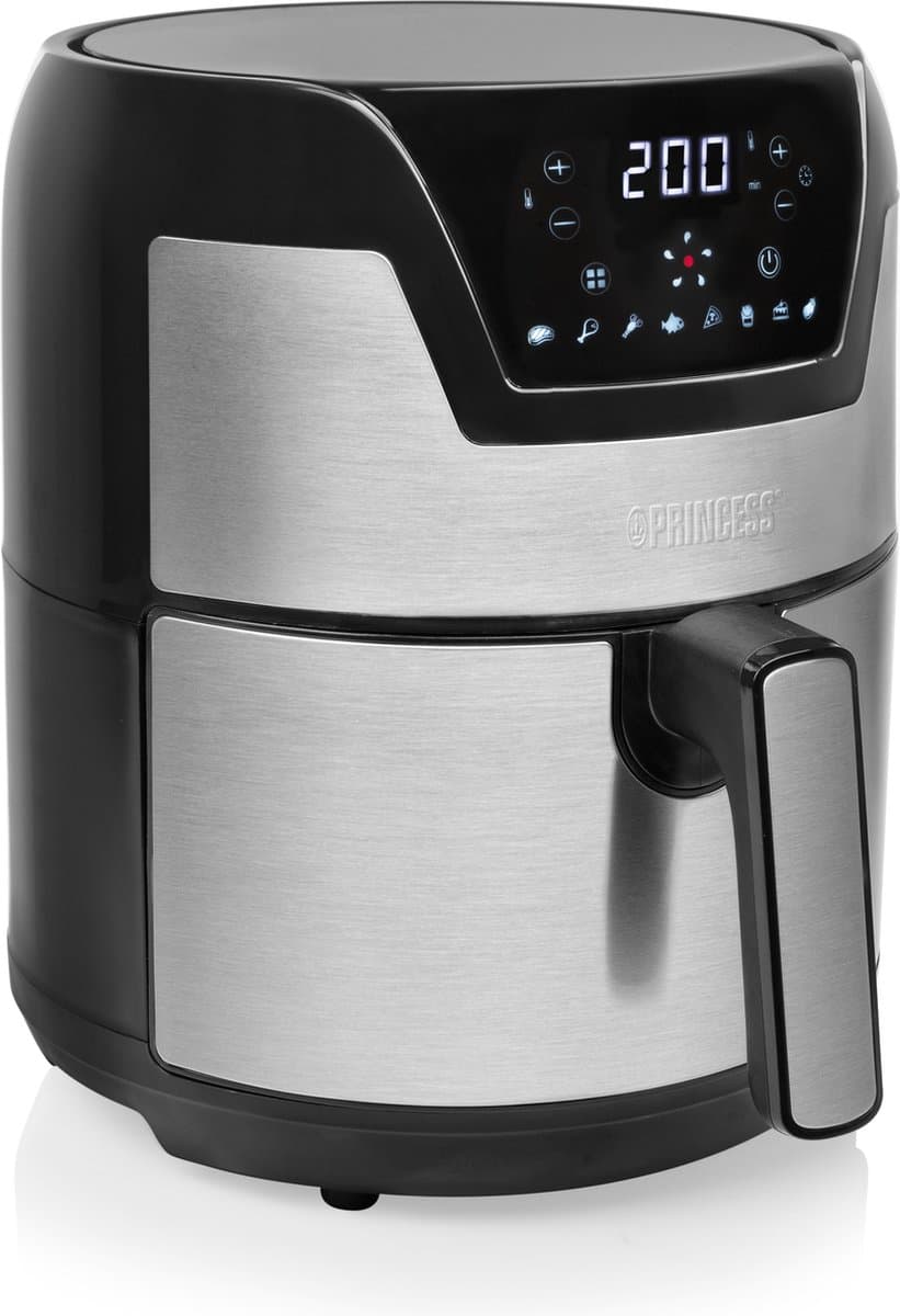 Princess Digitale Airfryer XXL 182026 - Heteluchtfriteuse - 4.5 liter - 8 voorgeprogrammeerde programma's - 1500 W - RVS — afbeelding 1