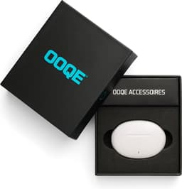 OOQE FLOW MAX - Draadloze Oordopjes - Bluetooth Oordopjes - Oortjes Draadloos - ANC - Lange Batterijduur - Zuiver Geluid - Geschikt voor Samsung en Apple - Geschikt voor Muziek, TV en Laptop - Ergonomisch - Wit — thumbnail 5