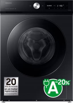 Samsung WW90DB7U94GBU - Wasmachine - Bespoke 7000 reeks - A klasse (20% energiezuiniger) - 9Kg - AI Wash — thumbnail 3