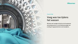 Hisense 3S Serie WF3S9045BW3/BLX - Wasmachine met Energielabel A -30% - 9kg - Autodose - 72dB (A) - Steam Wash - 1400 toeren - Power Wash 49' - ConnectLife - Inhoud Trommel 60 Liter — thumbnail 9