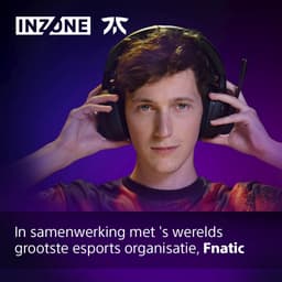 Sony INZONE H5 – Draadloze Gaming Headset - Zwart - PS5/PS4 — thumbnail 8