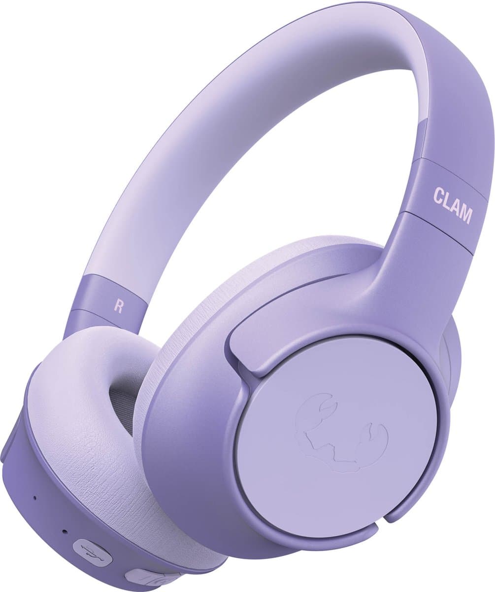 Fresh ‘n Rebel Clam Fuse – Draadloze Bluetooth Koptelefoon met Active Noise Cancelling - 45 uur Speelduur - Dreamy Lilac — afbeelding 1